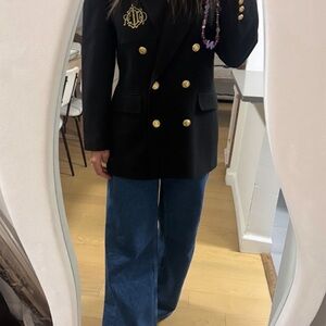 Dior Black Blazer with Gold Buttons